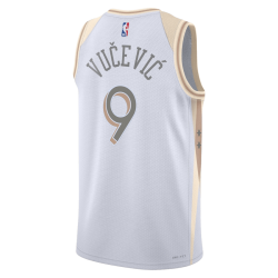 Nikola Vučević #9 Maillot Chicago Bulls White City Edition