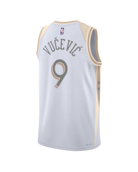 Nikola Vučević #9 Maillot Chicago Bulls White City Edition
