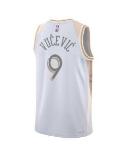 Nikola Vučević #9 Maillot Chicago Bulls White City Edition