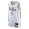 Nikola Vučević #9 Maillot Chicago Bulls White City Edition
