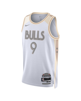 Nikola Vučević #9 Maillot Chicago Bulls White City Edition