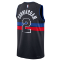 Cade Cunningham #2 Maillot de déclaration noir des Detroit Pistons