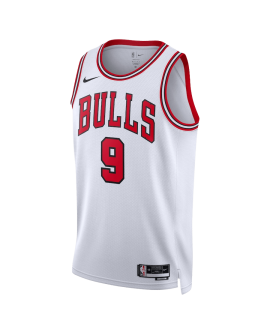 Nikola Vučević #9 Maillot blanc de l'association des Chicago Bulls
