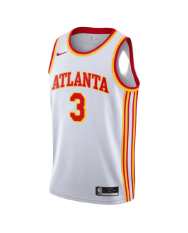Luke Kennard #3 Maillot blanc de l'association des Hawks d'Atlanta