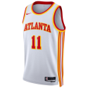 Trae Young #11 Maillot de l'association blanche des Hawks d'Atlanta