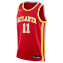 Trae Young #11 Maillot icône rouge des Atlanta Hawks