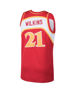 Dominique Wilkins #21 Maillot des Atlanta Hawks 1986-87 Hardwood Classics