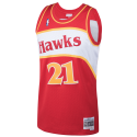 Dominique Wilkins #21 Maillot des Atlanta Hawks 1986-87 Hardwood Classics
