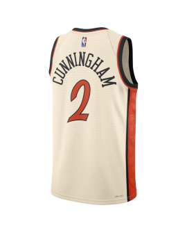 Cade Cunningham #2 Maillot Detroit Pistons White City Edition