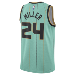 Brandon Miller #24 Maillot Charlotte Hornets Mint City Edition