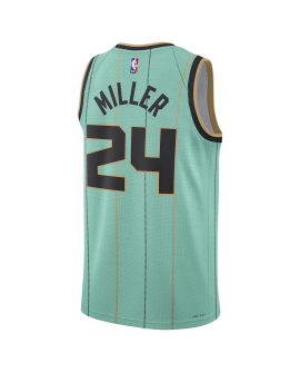 Brandon Miller #24 Maillot Charlotte Hornets Mint City Edition