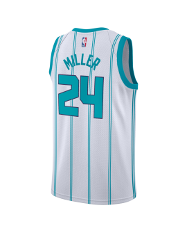 Brandon Miller # 24 Charlotte Hornets Maillot blanc de l'association