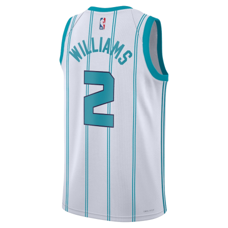 Grant Williams #2 Maillot blanc de l'association Charlotte Hornets