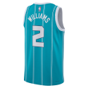 Grant Williams #2 Maillot Charlotte Hornets Sarcelle Icône