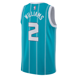 Grant Williams #2 Maillot Charlotte Hornets Sarcelle Icône