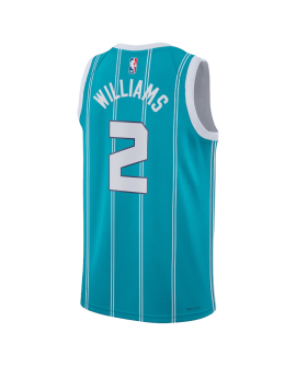 Grant Williams #2 Maillot Charlotte Hornets Sarcelle Icône