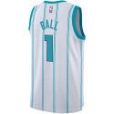 LaMelo Ball #1 Maillot blanc de l'association Charlotte Hornets