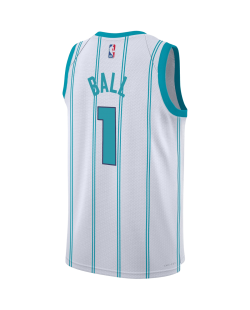 LaMelo Ball #1 Maillot blanc de l'association Charlotte Hornets