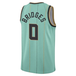 Miles Bridges #0 Maillot Charlotte Hornets Mint City Edition