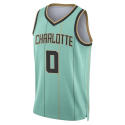 Miles Bridges #0 Maillot Charlotte Hornets Mint City Edition