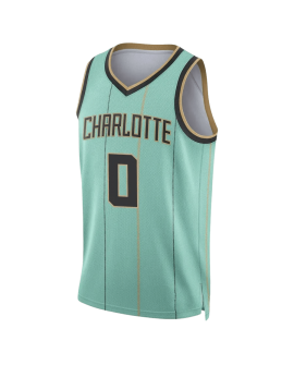 Miles Bridges #0 Maillot Charlotte Hornets Mint City Edition