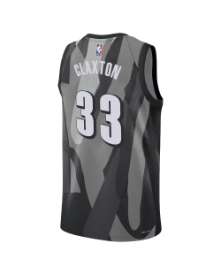 Nicolas Claxton #33 Maillot Brooklyn Nets Gris City Edition