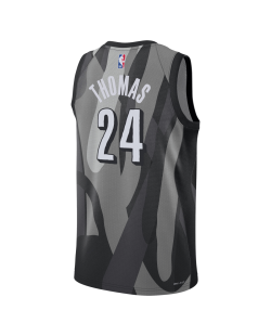 Cam Thomas #24 Maillot Brooklyn Nets Gris City Edition