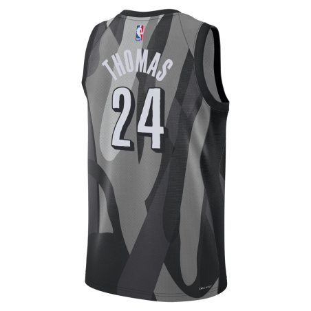 Cam Thomas #24 Maillot Brooklyn Nets Gris City Edition