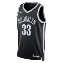 Nicolas Claxton #33 Brooklyn Nets Maillot Icône Noir