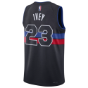 Jaden Ivey #23 Maillot de déclaration noir des Detroit Pistons