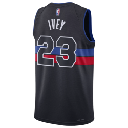 Jaden Ivey #23 Maillot de déclaration noir des Detroit Pistons