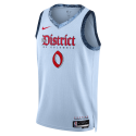 Bilal Coulibaly #8 Maillot Washington Wizards Blue City Edition