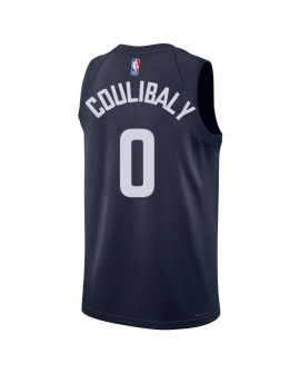Bilal Coulibaly #0 Maillot de déclaration bleu des Washington Wizards