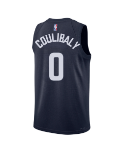 Bilal Coulibaly #0 Maillot de déclaration bleu des Washington Wizards