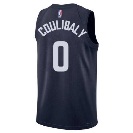 Bilal Coulibaly #0 Maillot de déclaration bleu des Washington Wizards