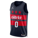 Bilal Coulibaly #0 Maillot de déclaration bleu des Washington Wizards