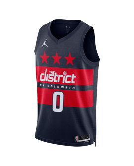 Bilal Coulibaly #0 Maillot de déclaration bleu des Washington Wizards