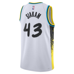 Pascal Siakam #43 Maillot Indiana Pacers White City Edition