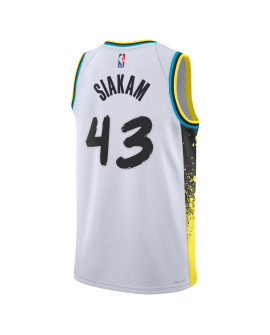 Pascal Siakam #43 Maillot Indiana Pacers White City Edition