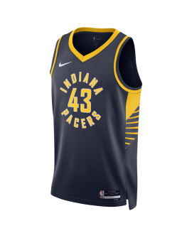 Pascal Siakam #43 Maillot Icon Marine des Indiana Pacers