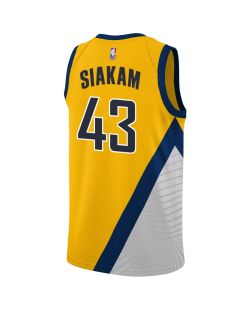 Pascal Siakam #43 Maillot de déclaration or des Indiana Pacers