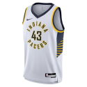 Pascal Siakam #43 Maillot blanc de l'association des Indiana Pacers