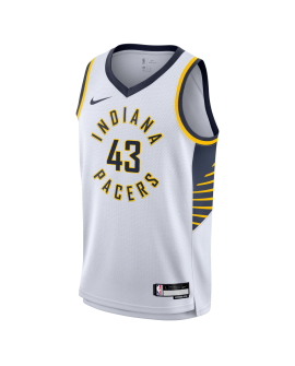 Pascal Siakam #43 Maillot blanc de l'association des Indiana Pacers