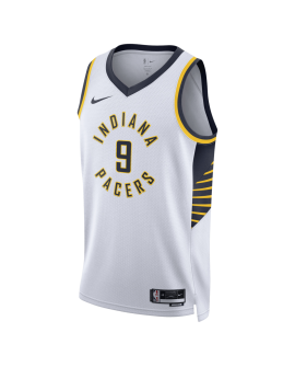 T.J. McConnell #9 Maillot blanc de l'association des Indiana Pacers