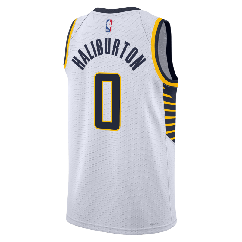 Tyrese Haliburton #0 Maillot blanc de l'Association des Indiana Pacers