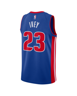 Jaden Ivey #23 Maillot icône bleue des Detroit Pistons