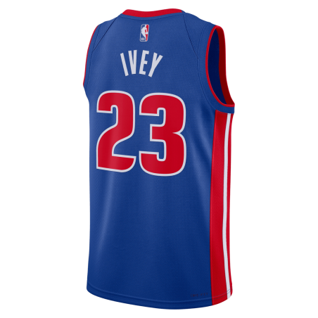 Jaden Ivey #23 Maillot icône bleue des Detroit Pistons