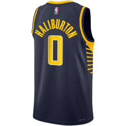 Tyrese Haliburton #0 Maillot Icon Marine des Indiana Pacers