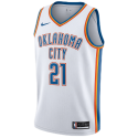 Aaron Wiggins #21 Maillot de l'association blanche Thunder d'Oklahoma City