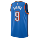 Alex Caruso #9 Maillot d'icône bleu Thunder d'Oklahoma City